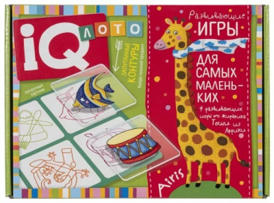 Лото пластиковое. Запутанные контуры. Найди лишний предмет
