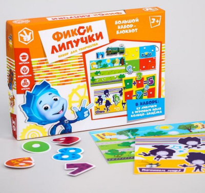 Веселые липучки «Умное лото», Фиксики