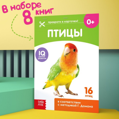 Книги «Карточки Домана. Окружающий мир», набор, 8 шт. по 20 стр.