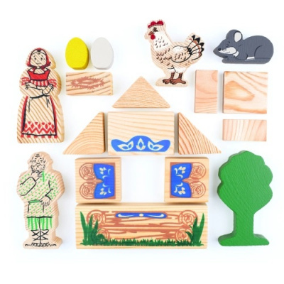 Конструктор "Сказки - Курочка Ряба", Томик 4534-1